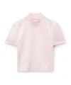Alexander Wang Logo-embossed Knitted Top In Pink