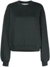 Alexander Wang Logo-embossed Sweatshirt In Green
