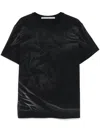 Alexander Wang Black Logo T-shirt In Black