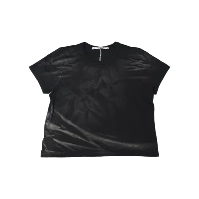 Alexander Wang Logo-embossed T-shirts Black