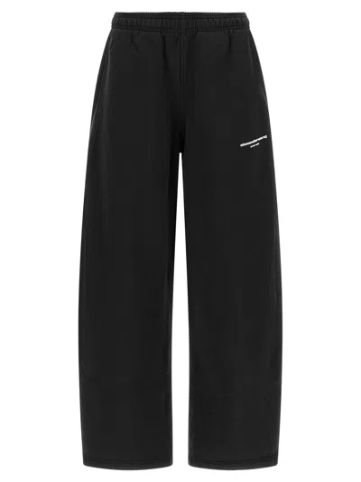 Alexander Wang Logo Fleece Pants In Multi