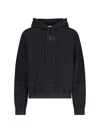 Alexander Wang Essential Terry Hoodie In Black  