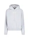 Alexander Wang Logo Hoodie In Gray