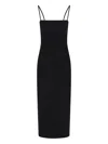 Alexander Wang Robe Longue Moulante In Black