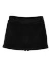 Alexander Wang Logo Mini Skort In Black