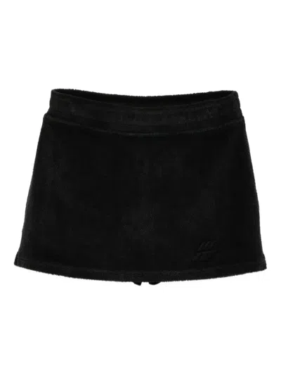 Alexander Wang Logo Mini Skort In Black