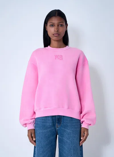 ALEXANDER WANG LOGO MOTIF SWEATSHIRT