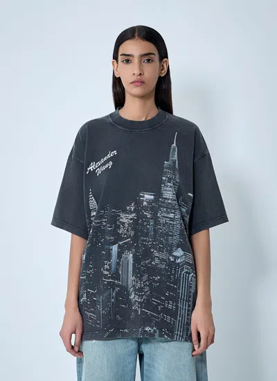 ALEXANDER WANG LOGO MOTIF T-SHIRT