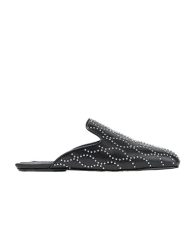 Alexander Wang Logo Muller Shoes In Black
