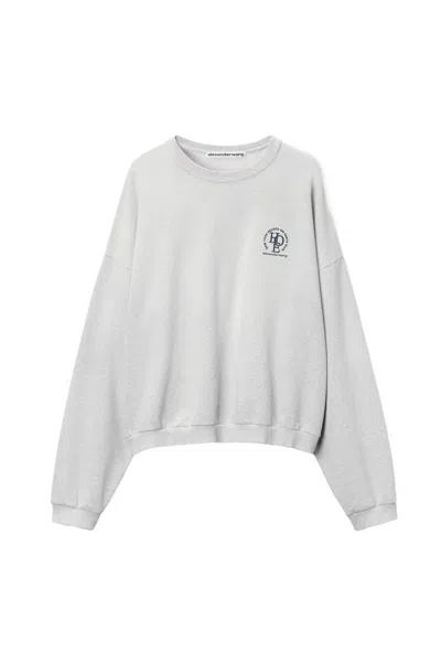 ALEXANDER WANG LOGO SWEATSHIRT