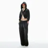 Alexander Wang Logo Oversized Sweatpants In Sunfade Black