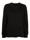 Alexander Wang Logo-patch Sweatshirt In Black