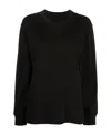 Alexander Wang Logo-patch Sweatshirt In Black