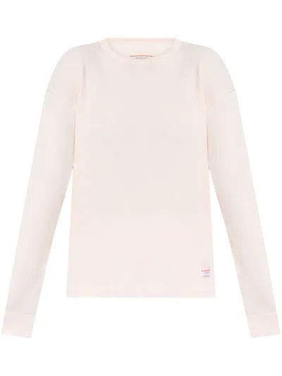 Alexander Wang Logo-patch Sweatshirt In Pink