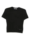 Alexander Wang Logo-patch Top In Gray