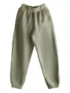 Alexander Wang Logo-patch Track Pants In Green