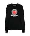 Alexander Wang Logo Pattern Sweater In Black