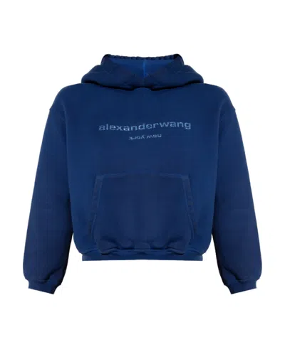 Alexander Wang Cotton Hoodie In Multicolor