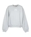 Alexander Wang Grey Cotton Sweatshirt In Gray