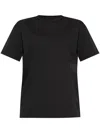 Alexander Wang Woman Black T-shirts & Tank Tops In Black
