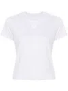 Alexander Wang Logo-print Cotton T-shirt In Grey