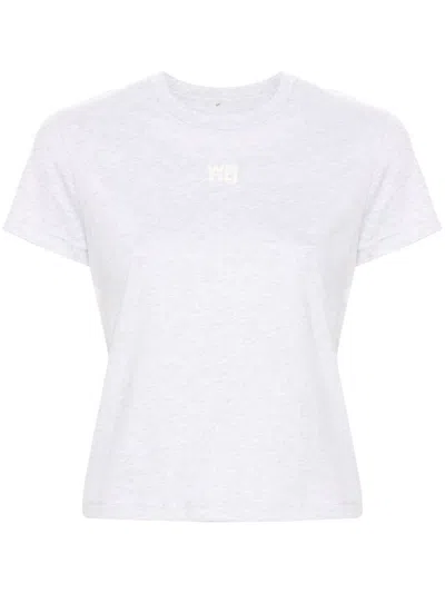 ALEXANDER WANG LOGO-PRINT COTTON T-SHIRT