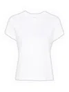 Alexander Wang Logo Print Cotton T-shirt White In Multi