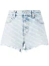 Alexander Wang Bite Shorts In Blue