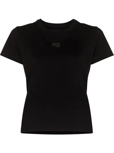 ALEXANDER WANG LOGO-PRINT SHORT-SLEEVE T-SHIRT