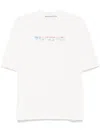Alexander Wang Logo-print Cotton T-shirt In Nude