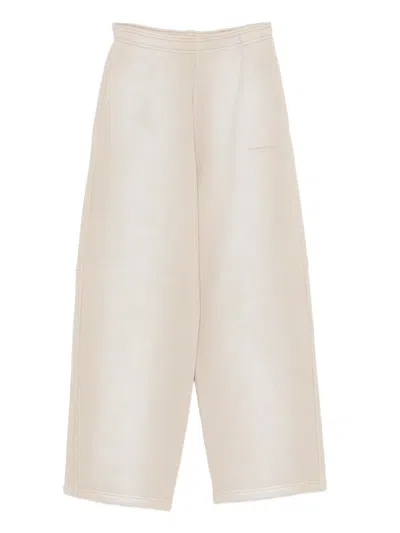 ALEXANDER WANG LOGO-PRINT TRACK PANTS