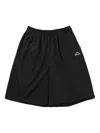 Alexander Wang Logo-print Track Shorts In Black