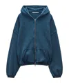 Alexander Wang Knitwear Hooded Long Sleeves In Blue