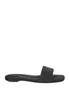 Alexander Wang Black Vy Pool Sandals In Black