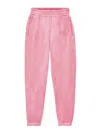 Alexander Wang Logo Sweatpant In Essential Terry In Pink