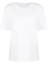 Alexander Wang Essential Jersey Short Sleeve Tee With Puff Logo And Bound Neck Clothing