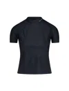 Alexander Wang Logo T-shirt In Black  