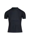 Alexander Wang Logo T-shirt In Black