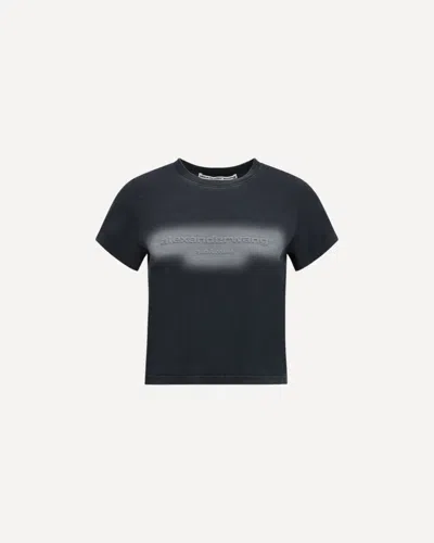 Alexander Wang Logo T-shirt In Blue