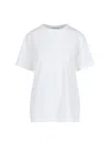 Alexander Wang Crew Neck Short Sleeves Top In White