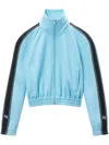 Alexander Wang Cropped Track Jacket With Logo Tape