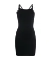 Alexander Wang Jacquard Logo Knit Dress In Black