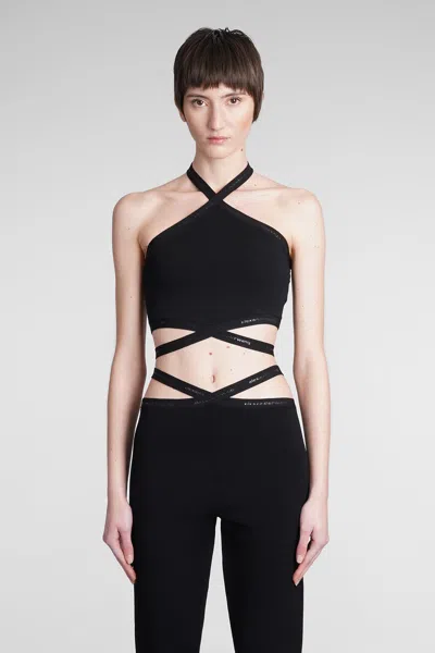 Alexander Wang Logo Top In Black