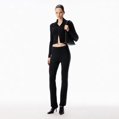 Alexander Wang Logo Track Pant In Black