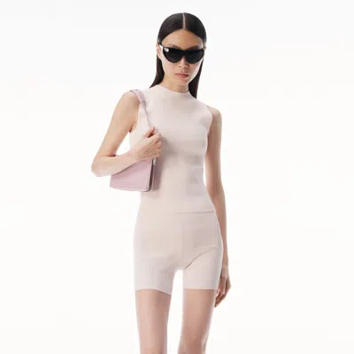 Alexander Wang Debossed Logo Tank In Pink