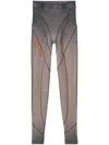 Alexander Wang Blade Logo Legging In Grey