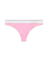 Alexander Wang Logo Waistband Thong In Begonia Pink