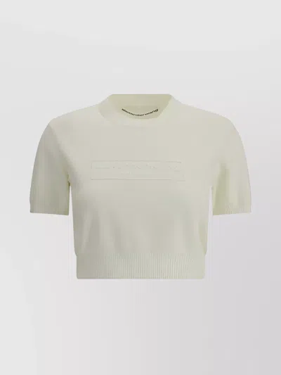 Alexander Wang Logoed T-shirt In White