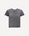 Alexander Wang Logoed T-shirt In Gray