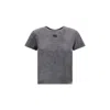 Alexander Wang Logoed T-shirt In Gray